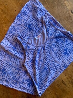 Prairie Underground Blue Tie-Dye Midi Dress